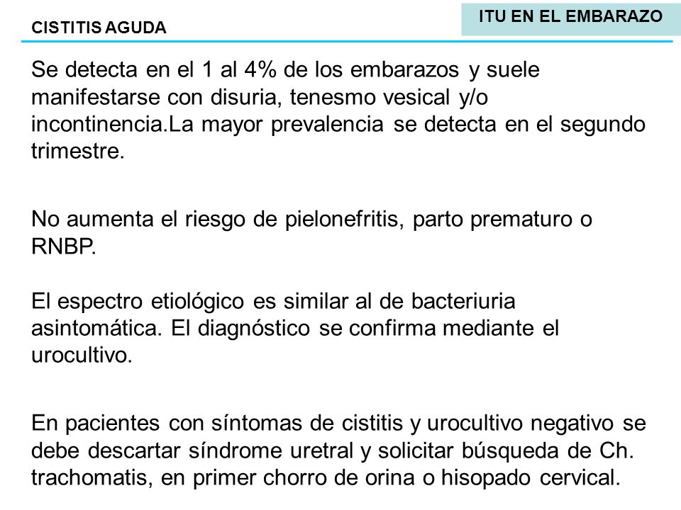uretritis y urocultivo negativo